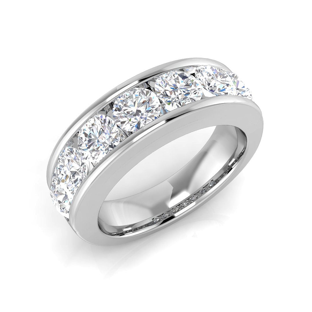 Diamond Iklibgtob Half Eternity Ring | 0.2ct - 2.25ct