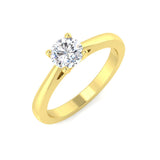 0.5Ct Lab Grown Diamond Ring in 18k Two Tone