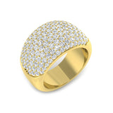 Diamond Chikwick Pave Ring | 1ct - 2.5ct | Hallmarked Gold & Platinum