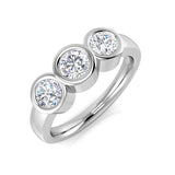Diamond Three-Stone Ring | 0.25-2.00 Carat | Lab-Grown & Natural Diamonds
