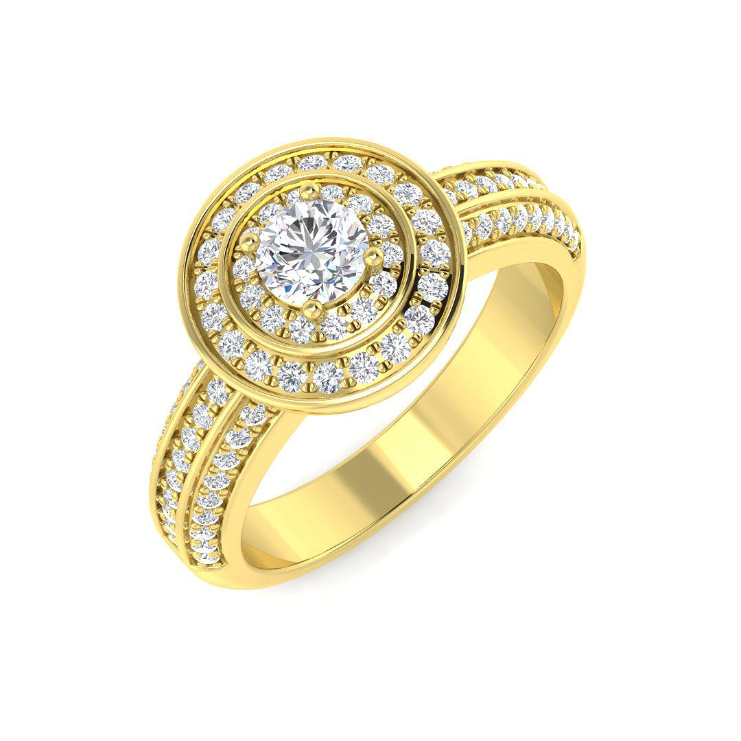 Diamond Paddibgtob Engagement Ring | 0.5ct