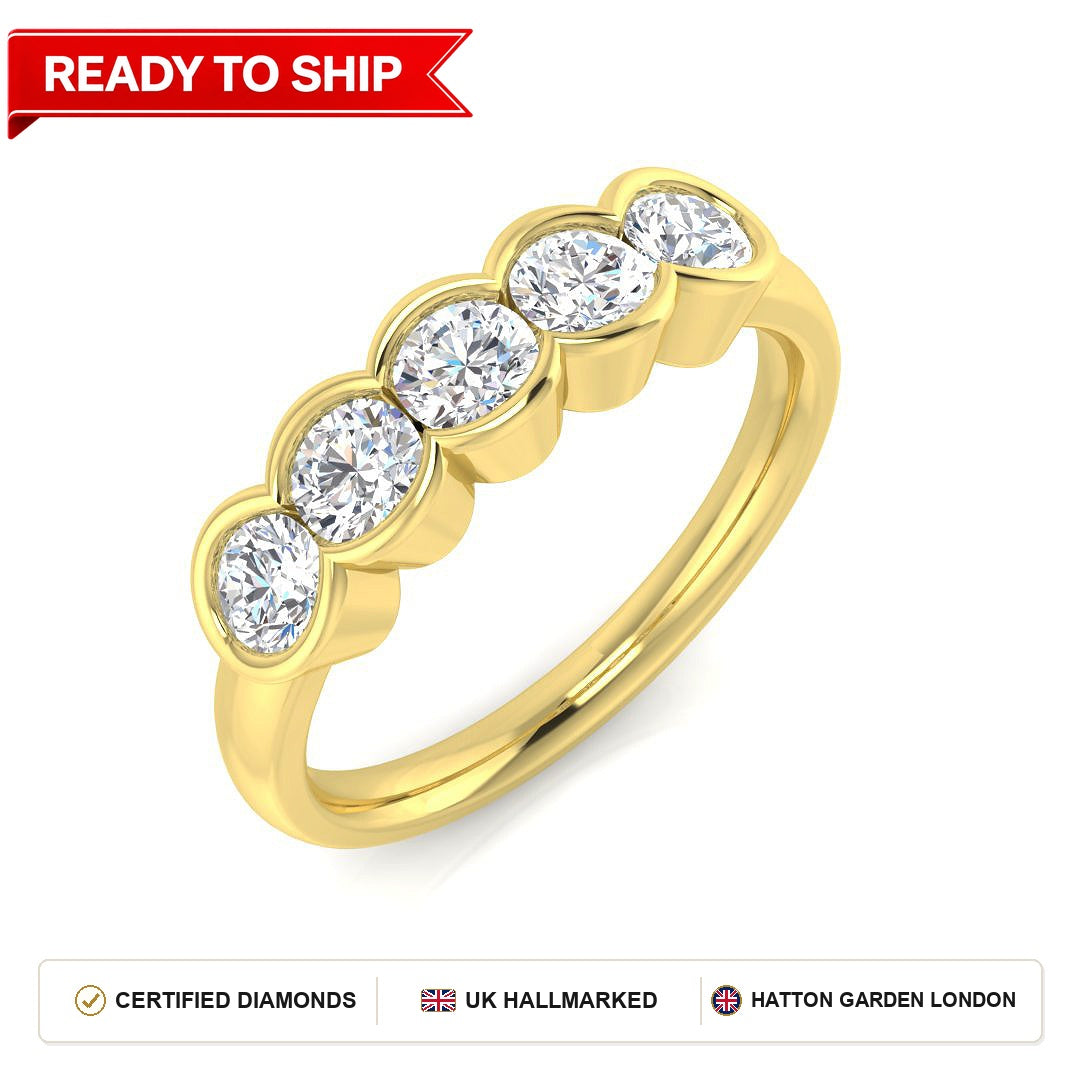 Lab grown diamond earring