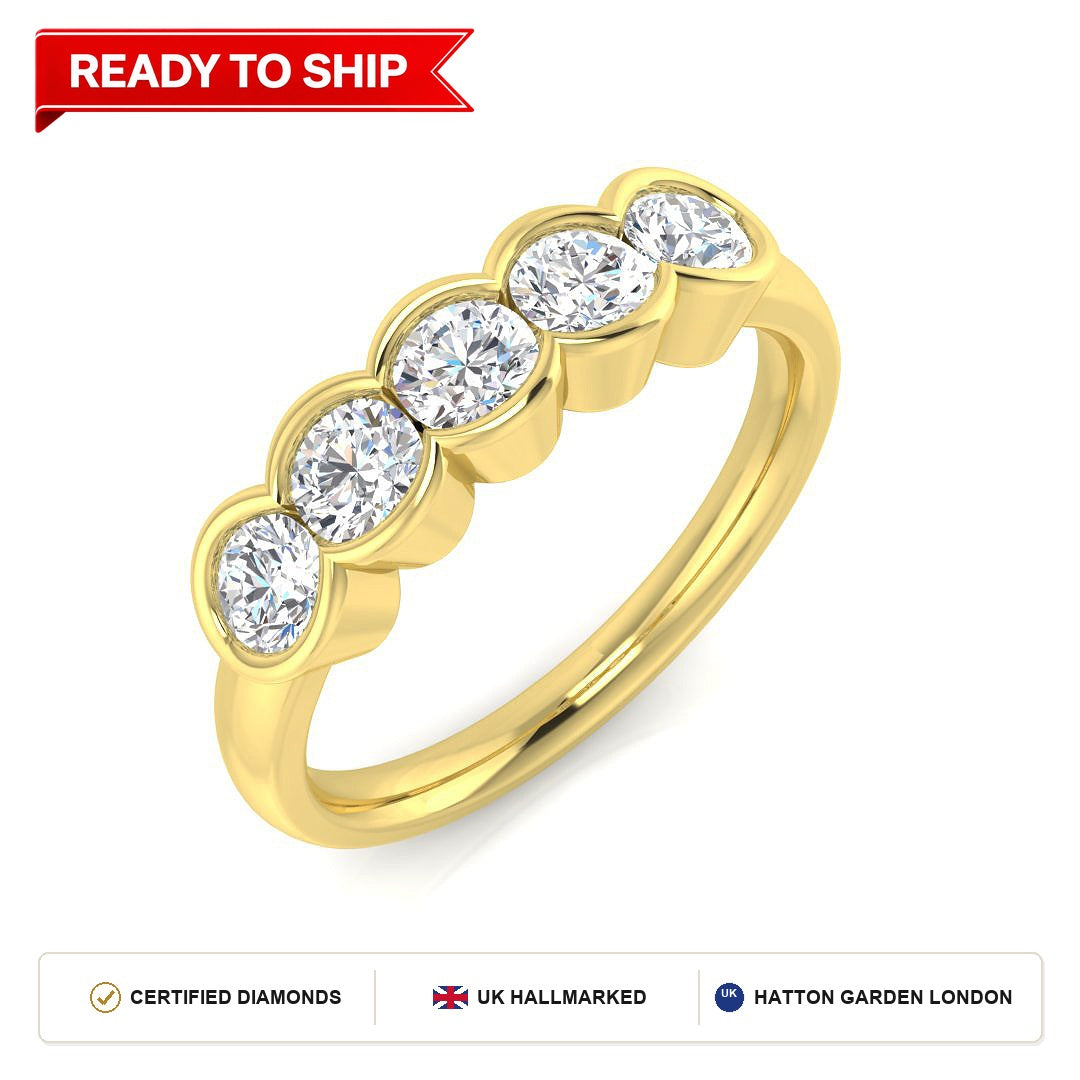 Lab grown diamond earring