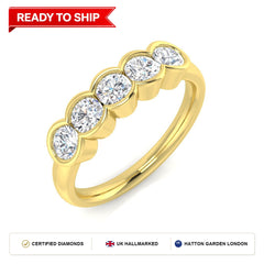 Lab grown diamond earring