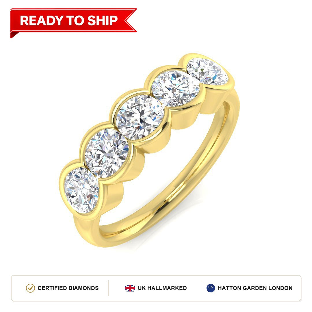 Lab grown diamond earring