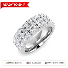 Lab grown diamond earring