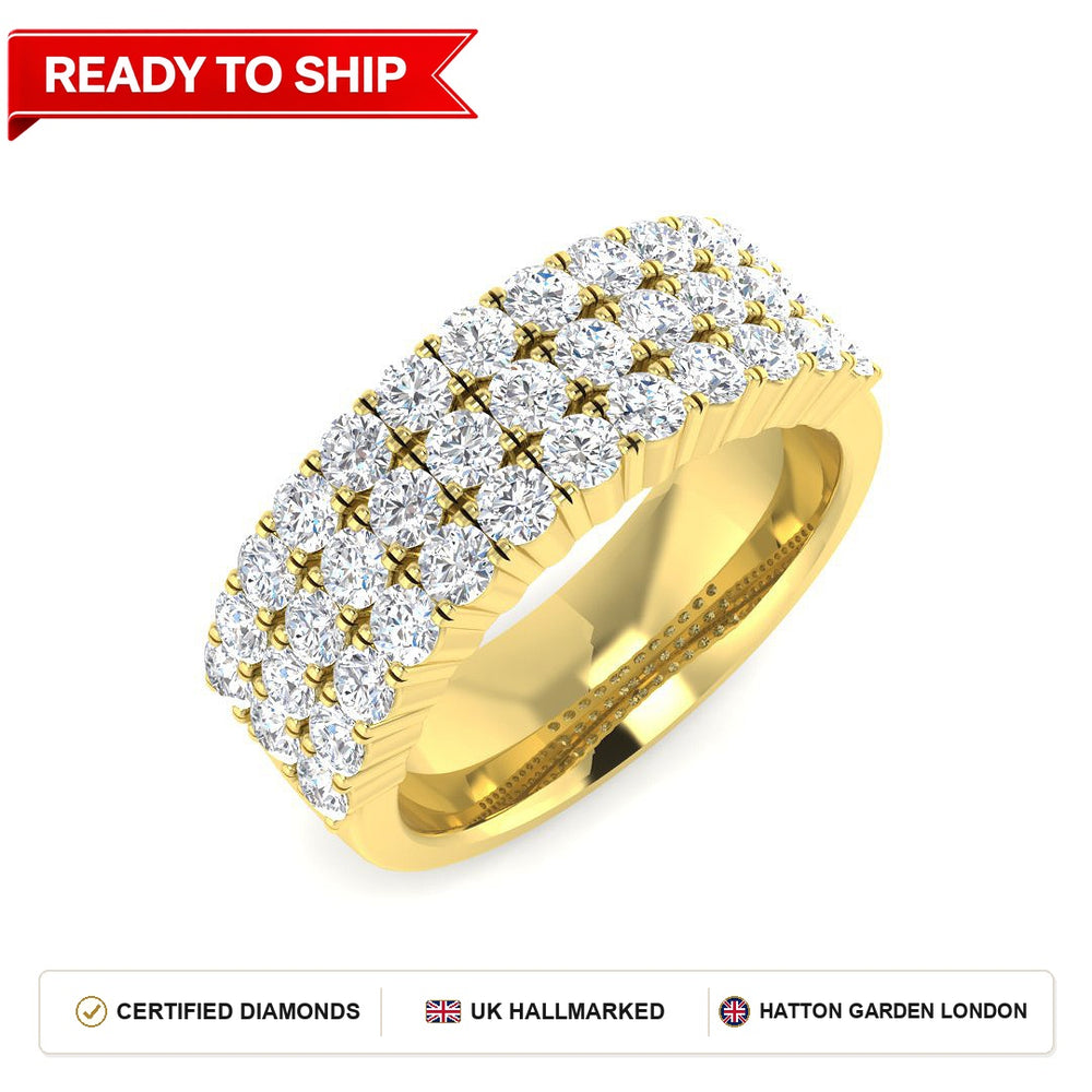 Lab grown diamond earring