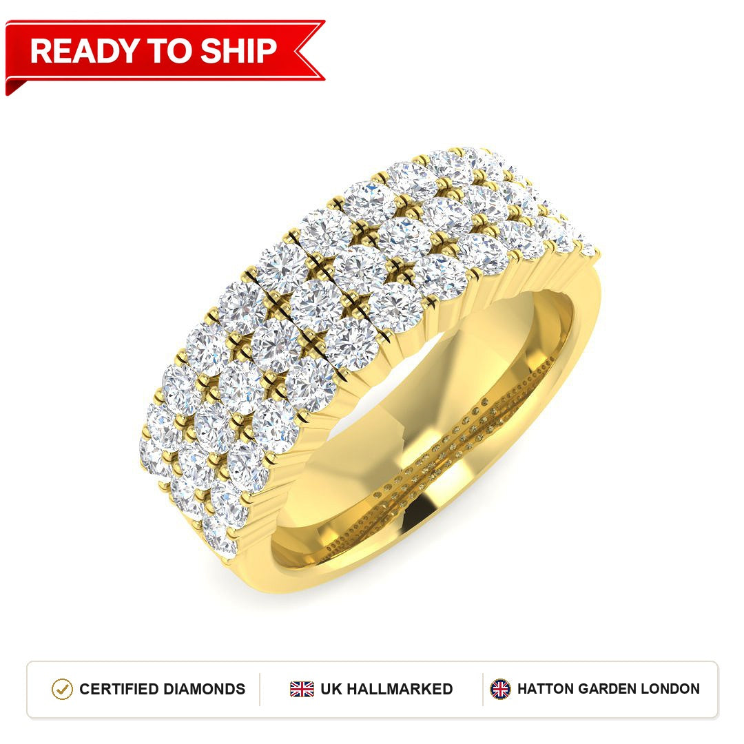 Lab grown diamond earring