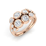 Bubble Ring | 0.75ct to 1.75ct | Natural & Lab Diamond