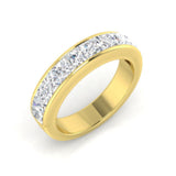 Diamond Princess Half Eternity Ring | 1ct - 1.5ct | Lab-Grown & Natural Diamonds