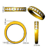 Diamond Half Eternity Ring | 0.15ct to 1.00ct | Natural & Lab Diamond