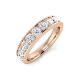 Diamond Half Eternity Ring | 0.15ct to 1.00ct | Natural & Lab Diamond