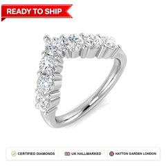 Lab grown diamond earring