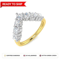 Lab grown diamond earring