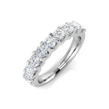 Round Cut Diamond Half Eternity Ring | 0.33ct - 1ct | Lab-Grown & Natural Diamonds