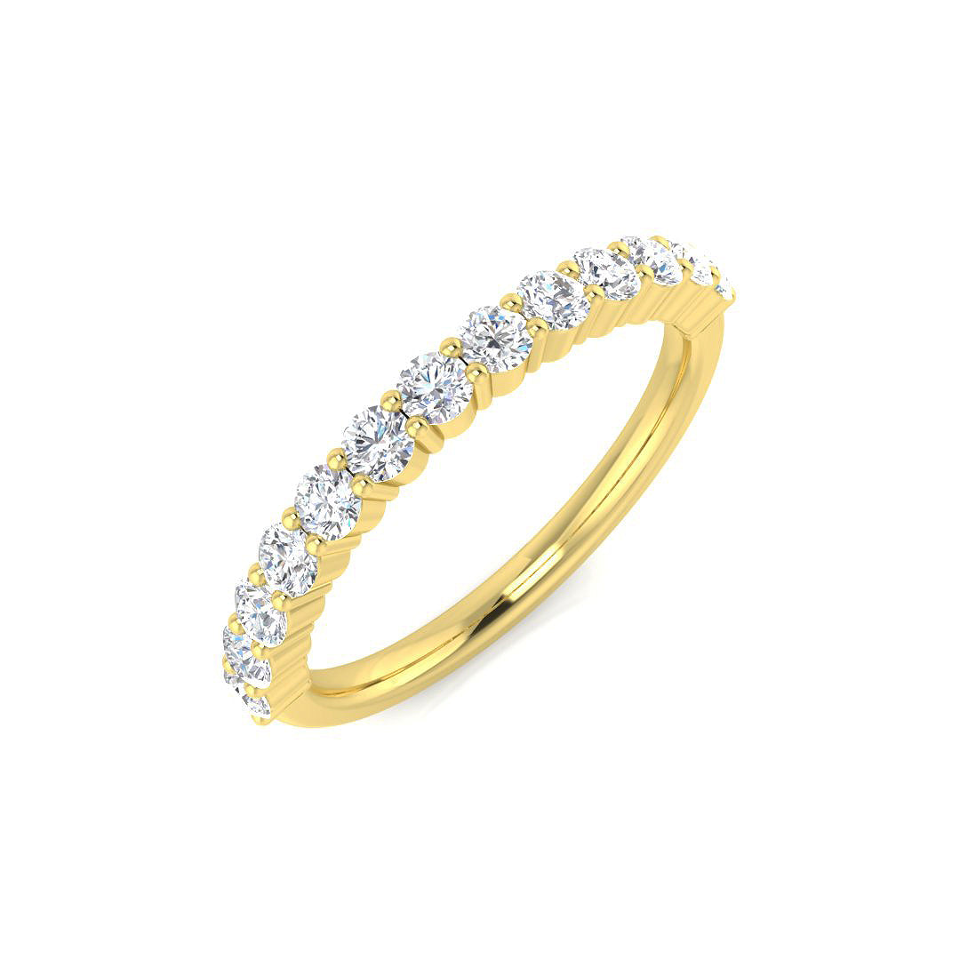 0.54Ct Lab Grown Diamond Ring in 9k Yellow Gold