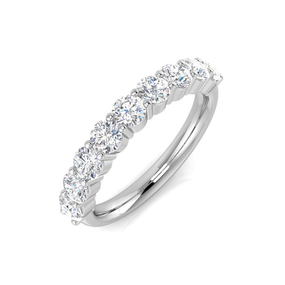 0.98Ct Lab Grown Diamond Ring in 9k White Gold