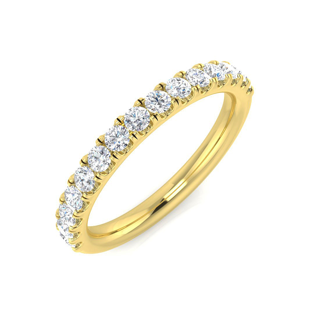 0.41Ct Diamond Ring in 9k Yellow Gold
