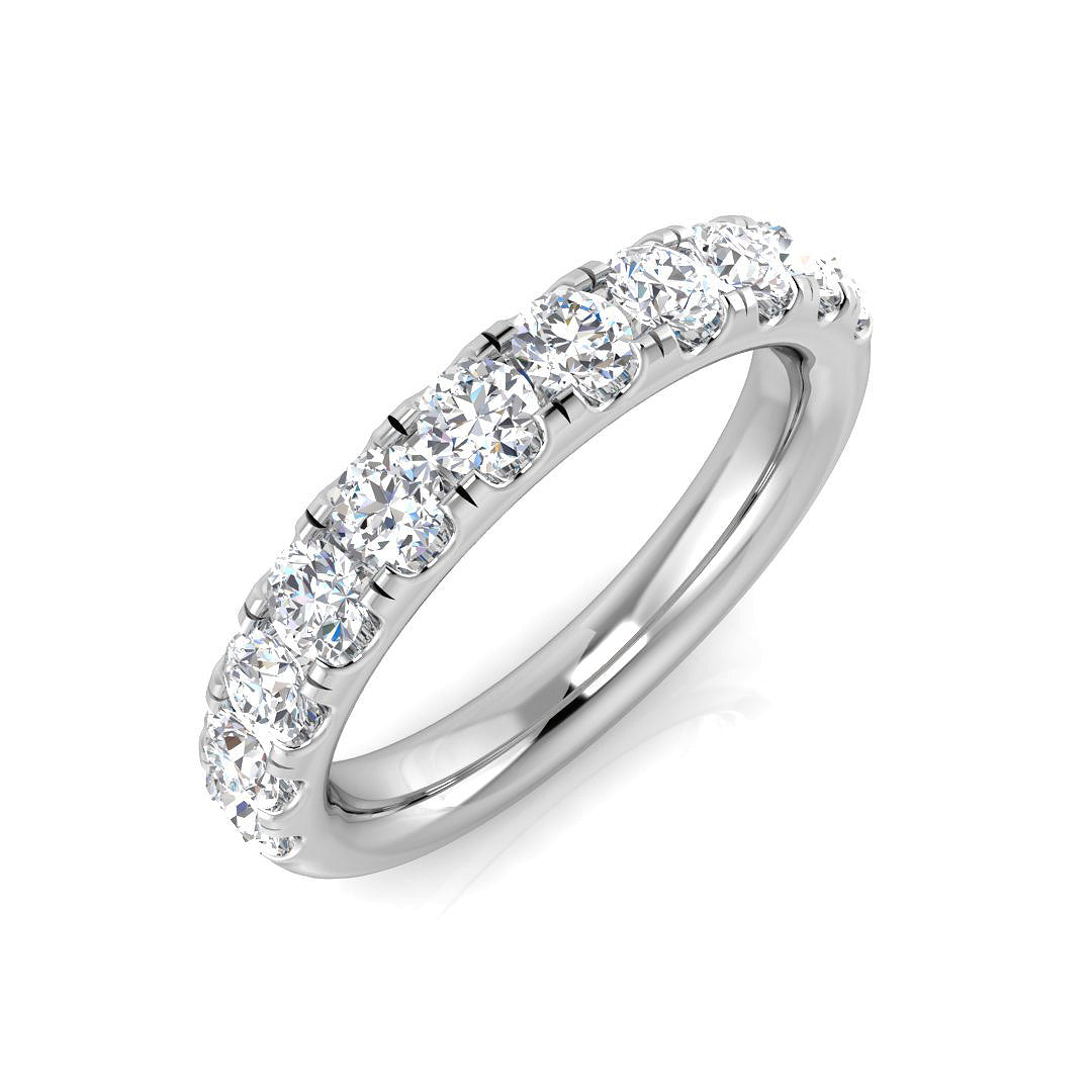 0.92Ct Lab Grown Diamond Ring in 9k White Gold