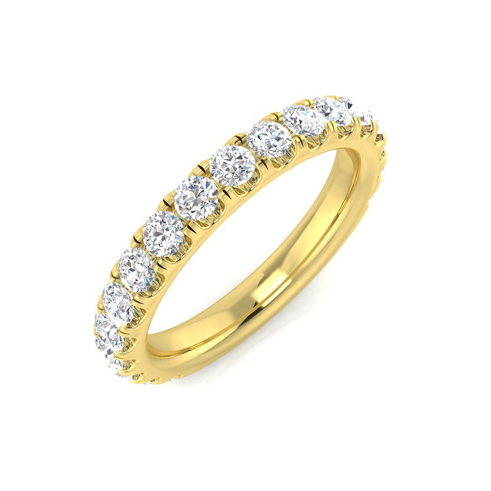 0.77Ct Diamond Ring in 18k Yellow Gold