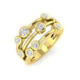 0.69Ct Lab Grown Diamond Ring in 9k Yellow Gold