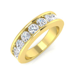 Diamond Whitby Half Eternity Ring | 0.5ct - 2ct