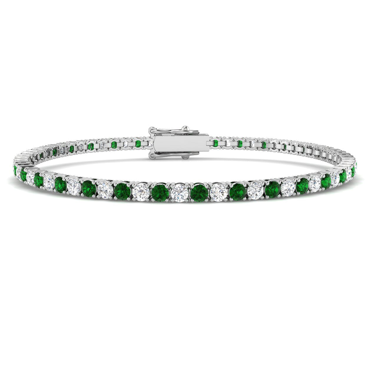 emerald tennis bracelet