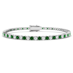 emerald tennis bracelet