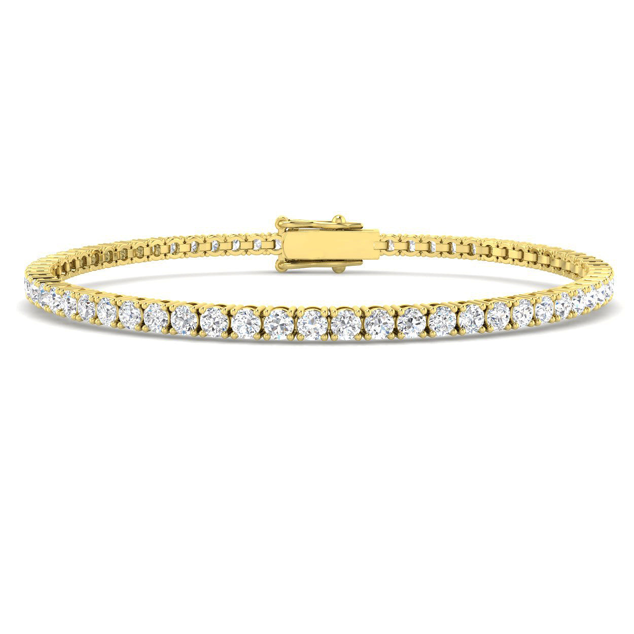 gold tennis bracelet