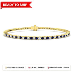 Lab grown diamond tennis bracelet