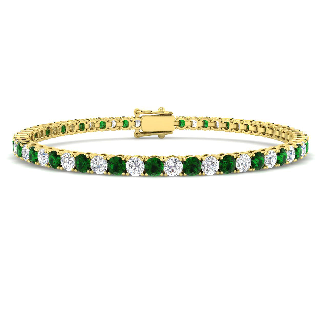 emerald tennis bracelet