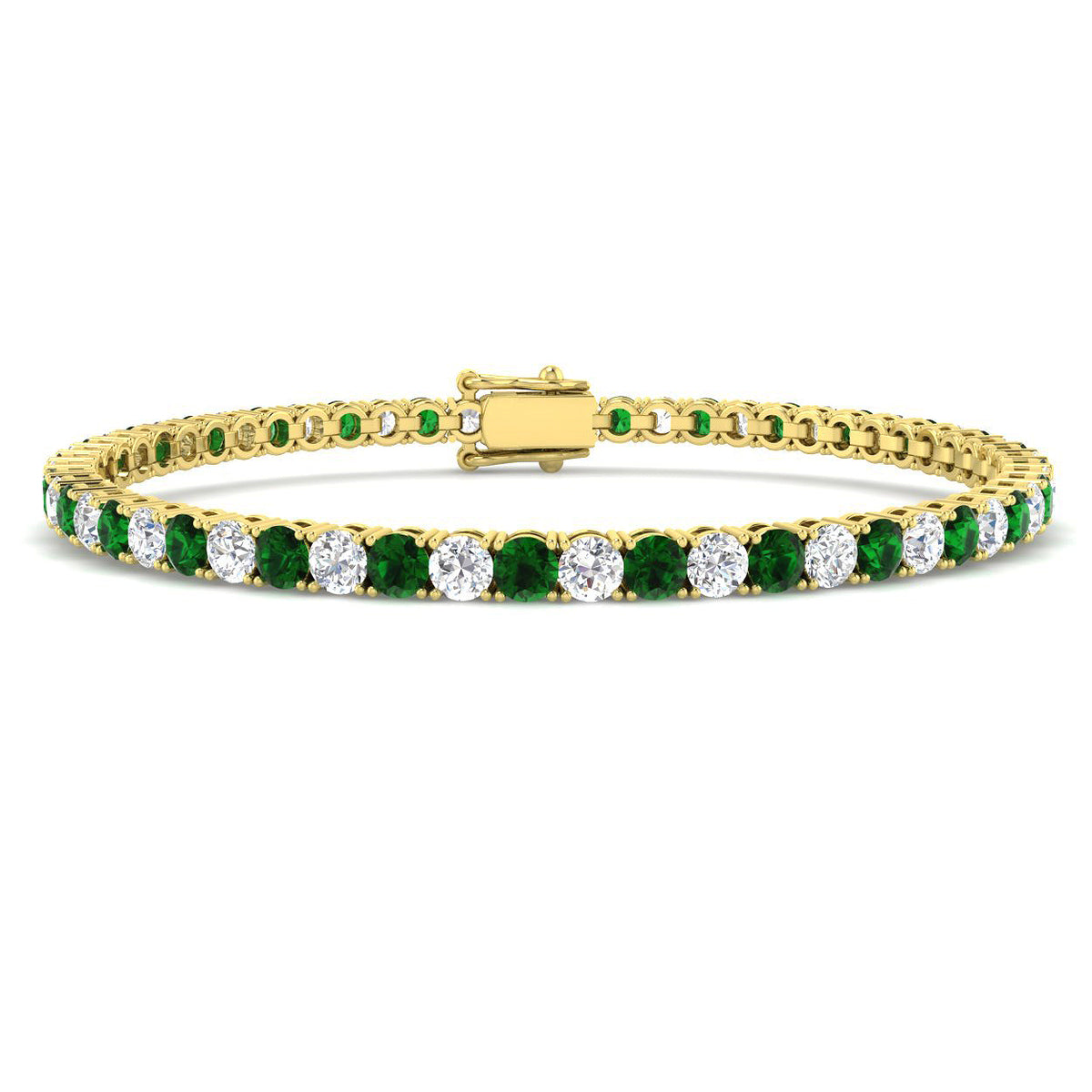 emerald tennis bracelet