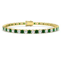 emerald tennis bracelet