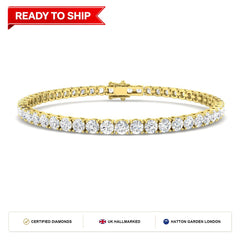Lab grown diamond tennis bracelet