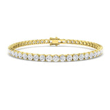 7.65ct Diamond Bracelet in 9K Yellow Gold
