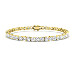 7.65ct Diamond Bracelet in 9K Yellow Gold