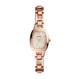 Fossil Women’s Isobel Watch, Rose Gold Dial & Stainless Steel Bracelet