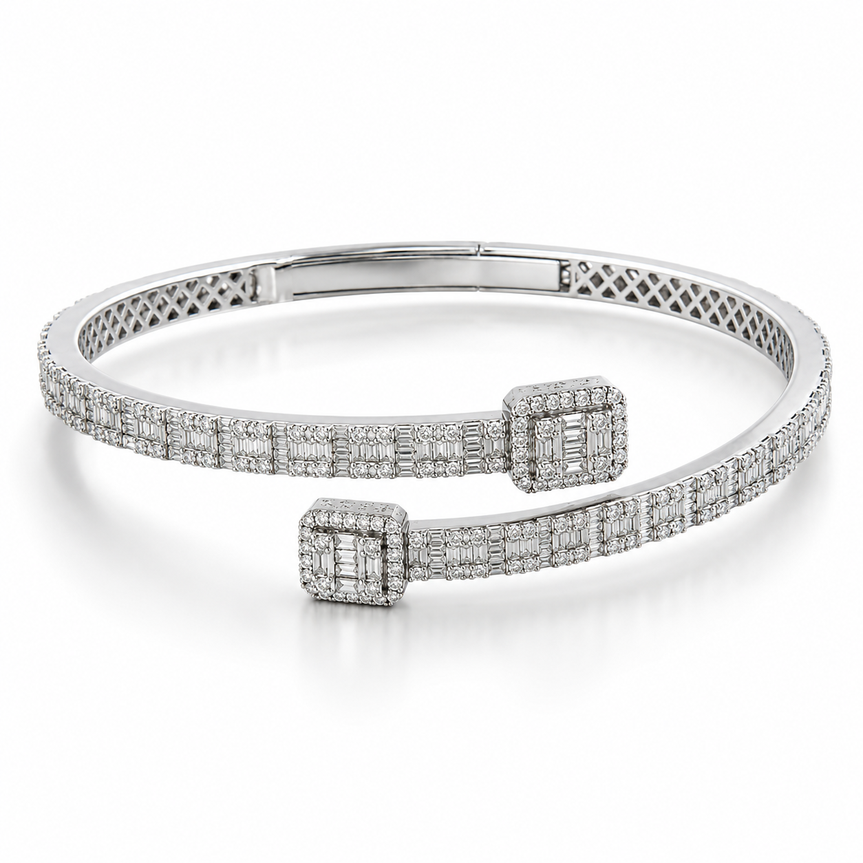 Lab grown diamond tennis bracelet