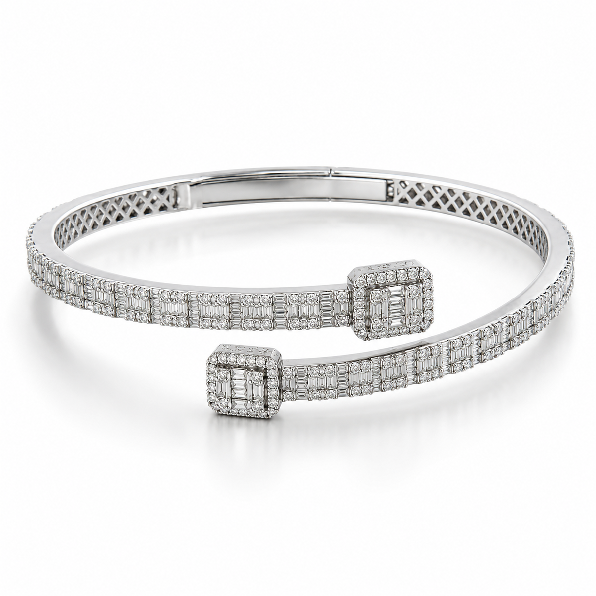 Lab grown diamond tennis bracelet