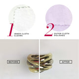 Connoisseurs Gold Jewellery Polishing Cloth – Ultra-Soft Anti-Tarnish Cleaning Cloth for Gold & Watches