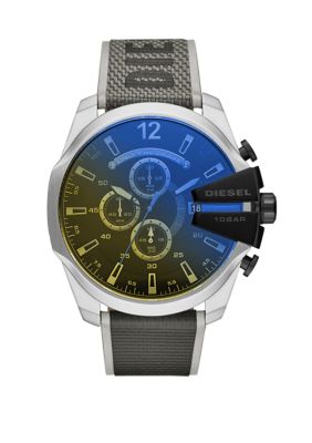 Diesel DZ4523 MEGA CHIEF Chrono 54mm Leather Wristwatch