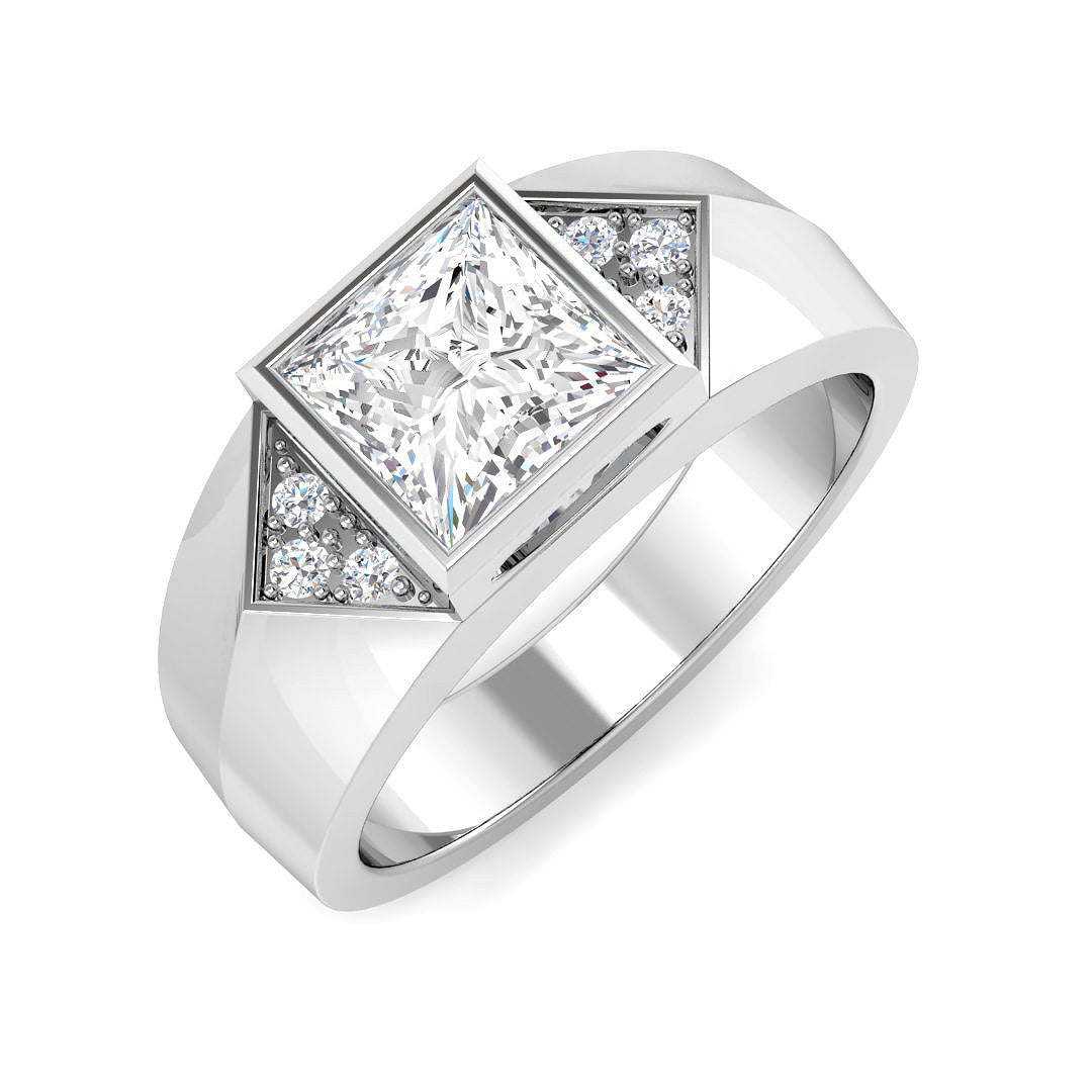 Bold Lab Grown Diamond Ring for Men