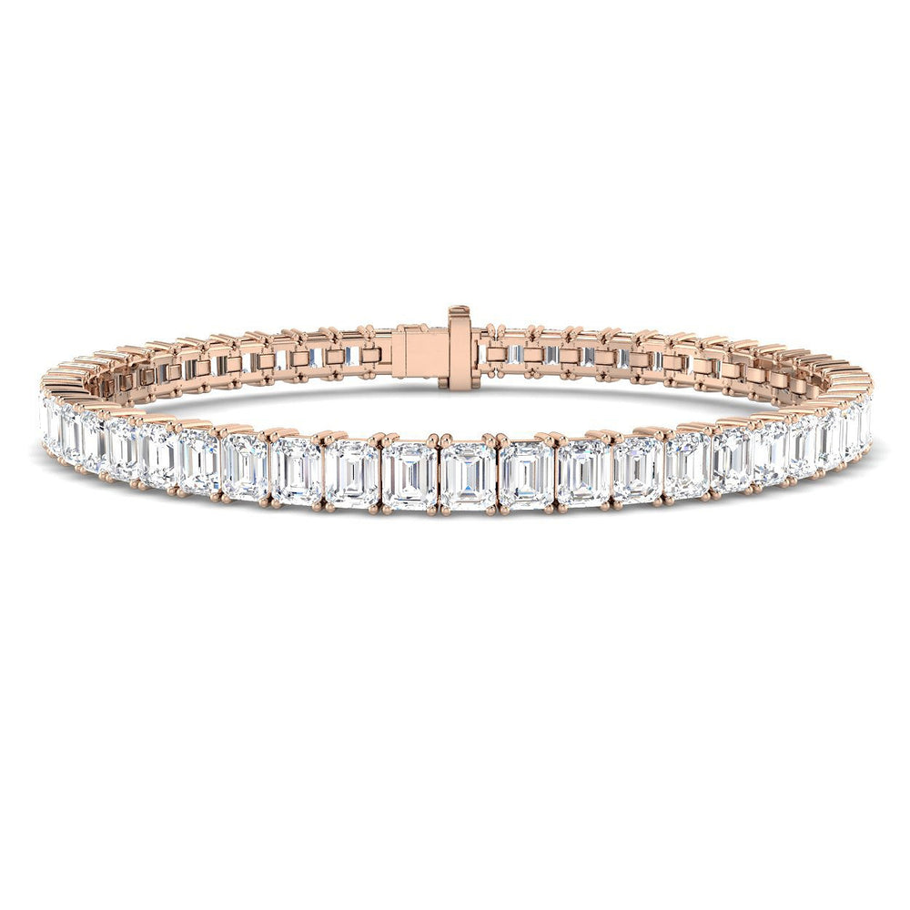 Box Clasp Diamond Bracelet