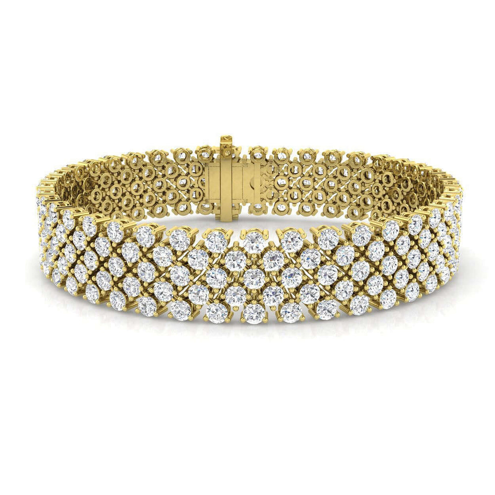 Box Clasp Diamond Bracelet