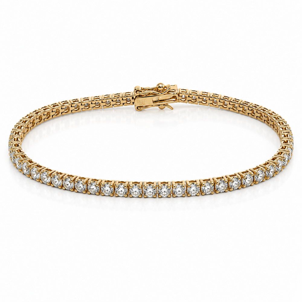 Lab grown diamond tennis bracelet