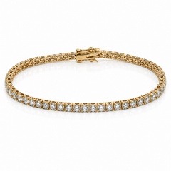 Lab grown diamond tennis bracelet
