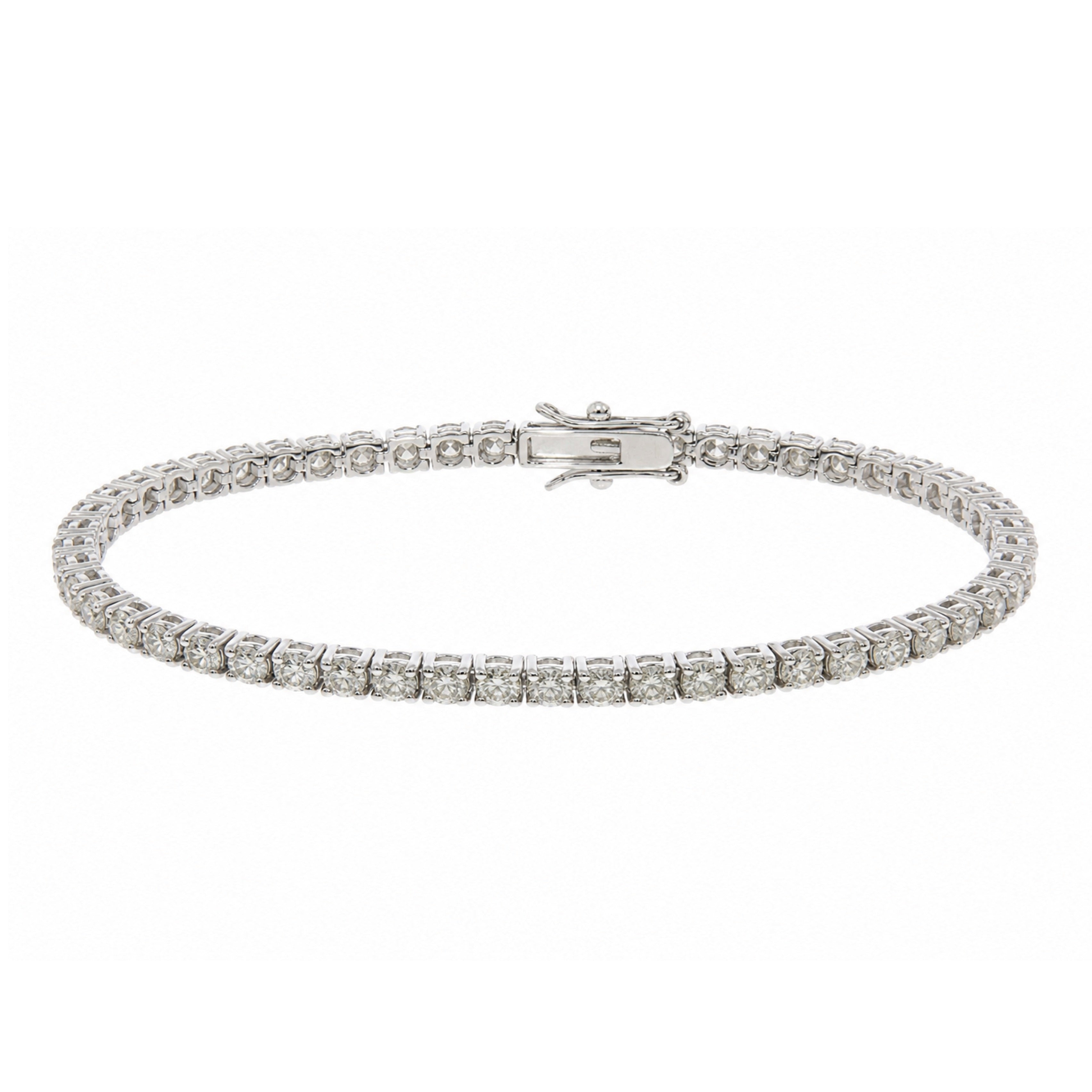 Lab grown diamond tennis bracelet