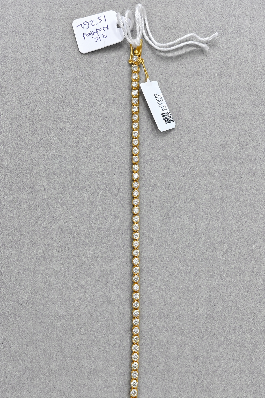 WGI 2.75Ct Natural Diamond Tennis Bracelet, 9K Yellow Gold Ready To Ship