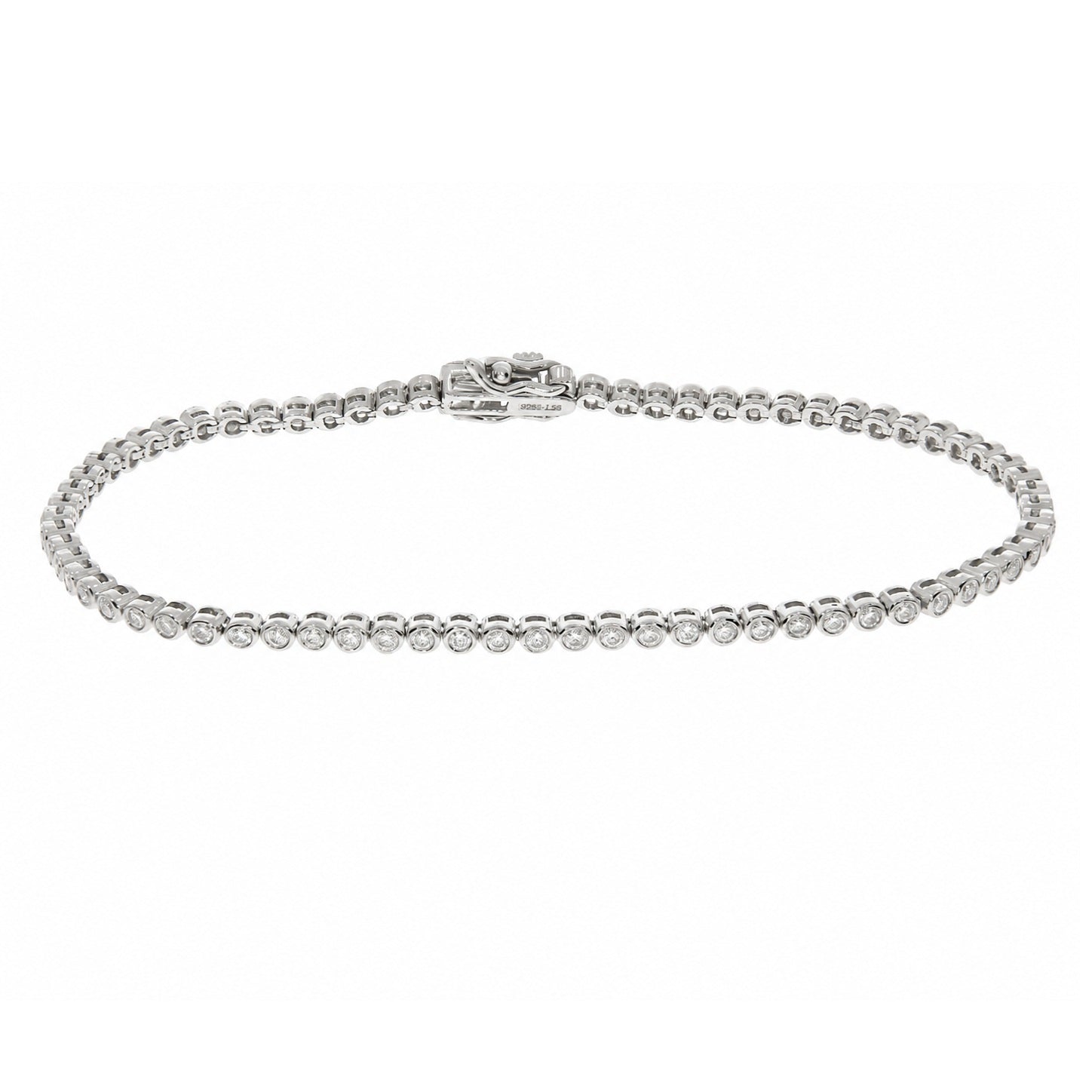 Lab grown diamond tennis bracelet