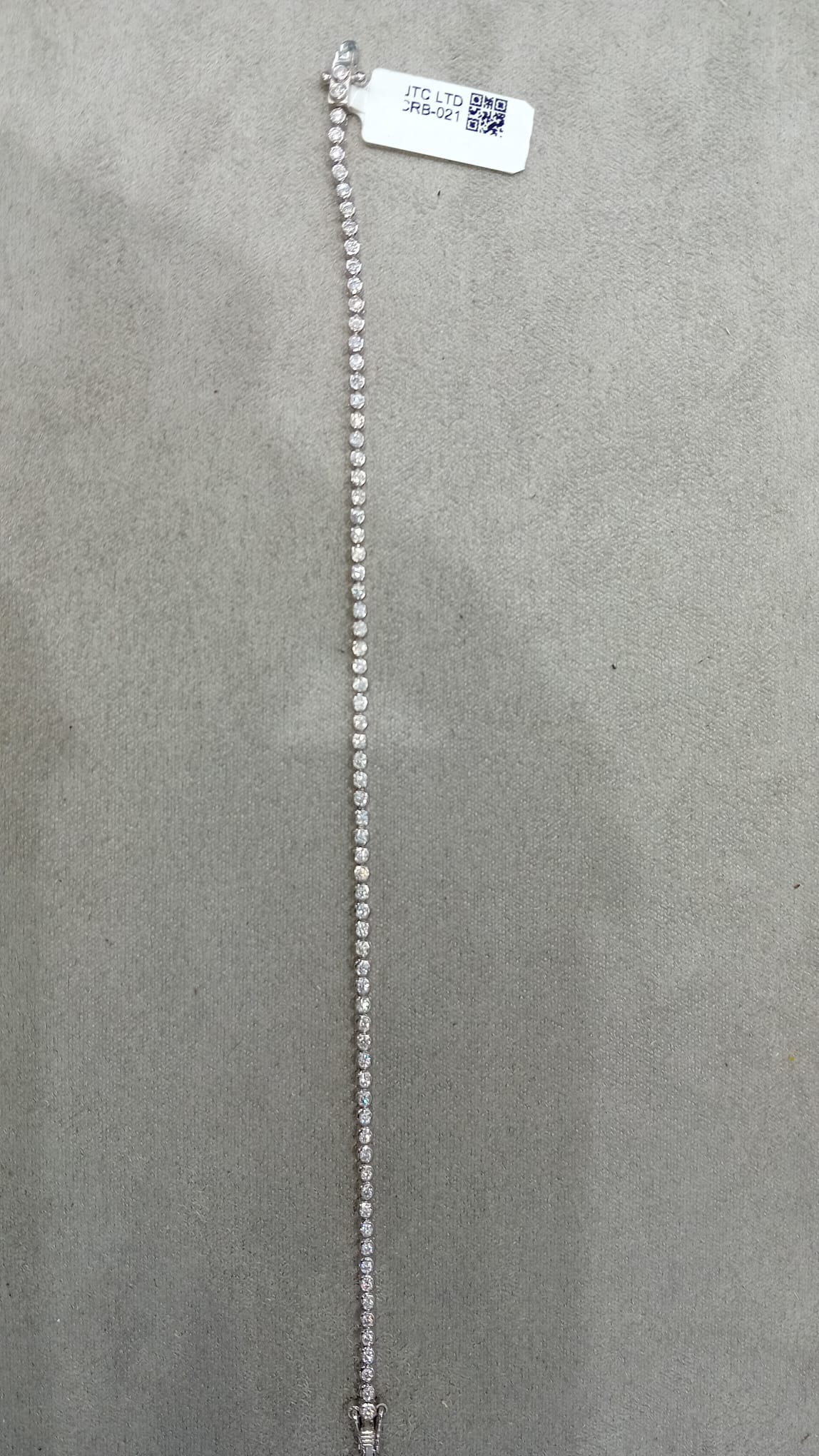 WGI 2.25Ct Lab Grown Round Diamond Tennis Bracelet 925 Sterling Silver Ready To Ship